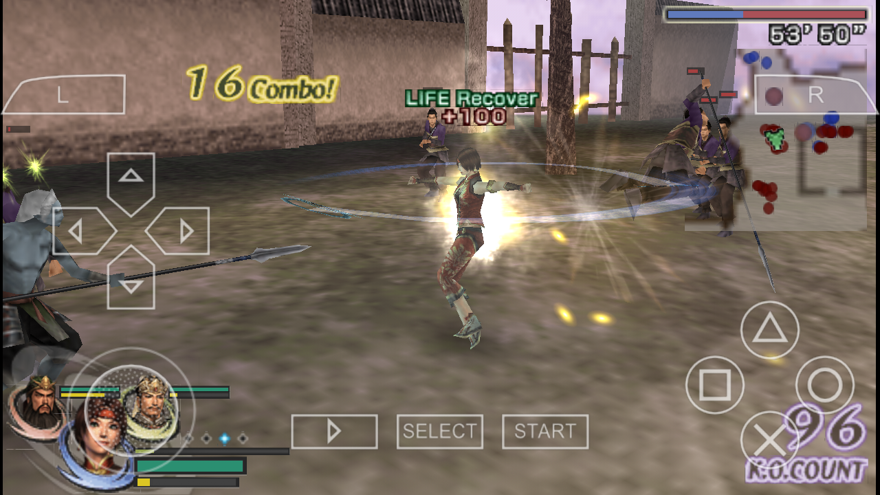 warriors orochi 3 for ppsspp game play